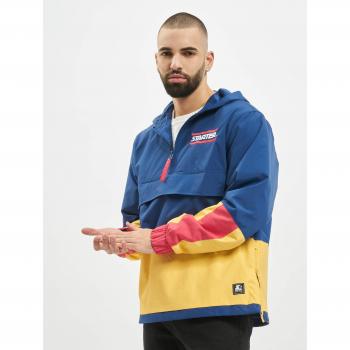 Starter Multicolored Logo Windbreaker Jacket (Red/Blue/Yellow)
