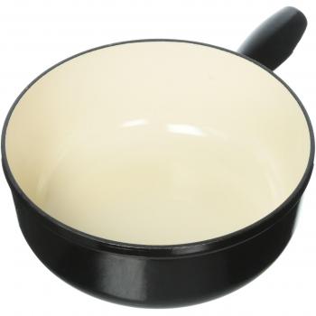 Pentola per Fonduta in Gusseisen Nero Ø 24 cm
