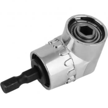 105 Degree Angle Extension Screwdriver with 6mm Hex Drill Bit and Rotating Head