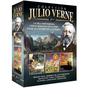 Julio Verne Colección 3 Isla Misteriosa + Cinco Semanas en Globo + Viaje al Centro de la Tierra [Blu-Ray] [Import]