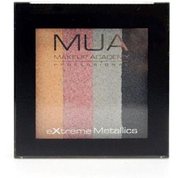 MUA Professional Make-Up Extreme Metallic Quad Eyeshadows Glammed Up-NEW
