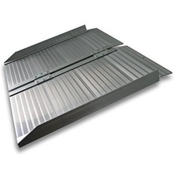 Fauteuil Roulant Rampe Rampe de Fauteuil Roulant Alu 62 cm 270 kg Mobile Pliable Rampe Plate