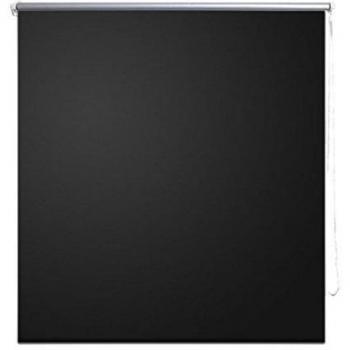 vidaXL Store Enrouleur Occultant 160x175 cm Noir Fenêtre Chambre à Coucher