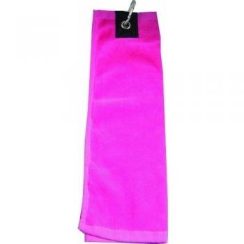 Longridge Luxury TriFold Golf Towel - Pink