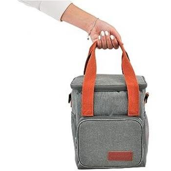 Apollo 7L Insulated Cooler Bag - Grey Outdoor Picnic & Travel Soft Bag