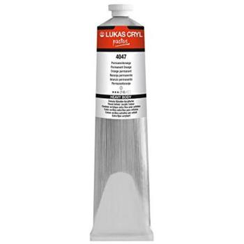 Peinture acrylique liquide professionnelle Lukas Cryl Soft Body, orange permanent, 200 ml