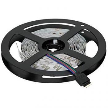 ECD Germany Bande LED SMD 5050 RGB 15m - 30 LEDs/m - 360 lm/m - Changement de couleur - Autocollant - Bande LED chaîne Lumineuse - Bande Lumineuse RGB Auto-adhésive- Non étanche