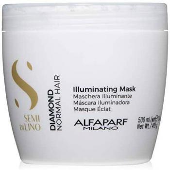 Máscara Alfaparf Semi Di Lino Diamond Iluminadora para Cabelos Normais 500ml
