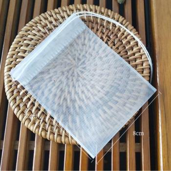 Nylon Theezakjes met Touw, Lege Filterzakken voor Kruidige Thee, 100 Stuks in 5 Maten