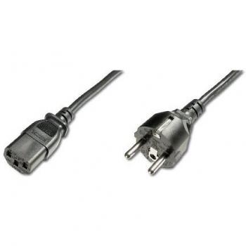 Digitus Power Cord Connection Cable 1.20 m Black (1x PG plug - 1x IEC C13 socket)