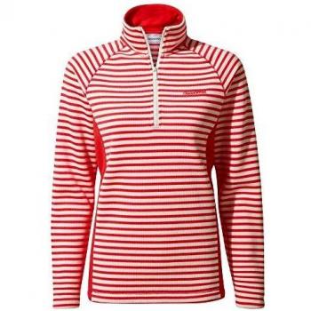 Craghoppers Forro Polar Aisha Hz para Mujer, Mujer, Forro Polar, CWA270 BN616L, Rio Red Str, 44