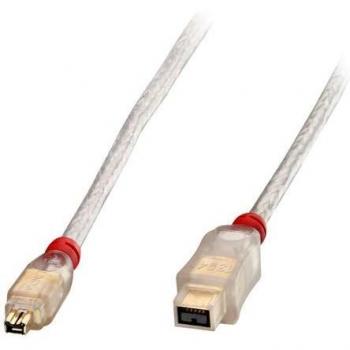 LINDY 25m Premium FireWire 800 Cable - 4 Pin Male to 9 Pin Bilingual Male