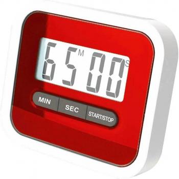 Digital LCD Kitchen Countdown Timer with Alarm - 0 to 99 Minutes 59 Seconds