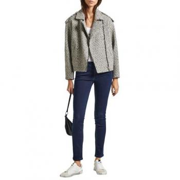 Jeans Slim Fit para mujer Pepe Jeans, color marino, modelo Pl204585, cintura baja, talla 31W / 30L