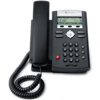 Polycom 2200-12365-025 Desktop Telefon VoIP SoundPoint IP331 schwarz