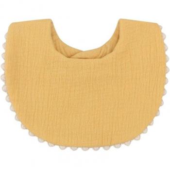Tassel Baby Bib Absorbent Cotton Feeding Bandana Scarf for Newborns and Photography Props