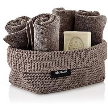 Panier de rangement en textile TELA L, marron, Blomus