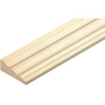 Cheshire Mouldings Pine Barrel Moulding 34mm x 12mm x 2400mm