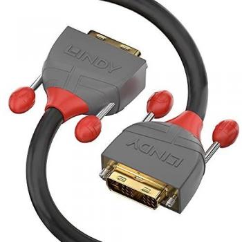 LINDY 36224 DVI-D Dual Link Cable - Anthra Line Black, 5m