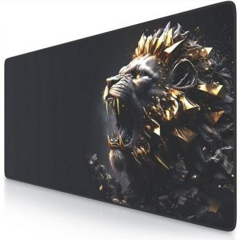 Titanwolf XXL Speed Gaming Mauspad - Glattes Stoffgewebe, 900 x 400 mm, Schwarz
