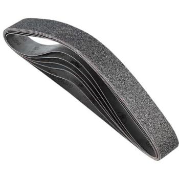 VEVOR Silicon Carbide Sanding Belts, 50 x 1066 mm, Assorted Grits (36/40/60/80/100/120), 6-Pack for Metalworking and Plastic Finishing
