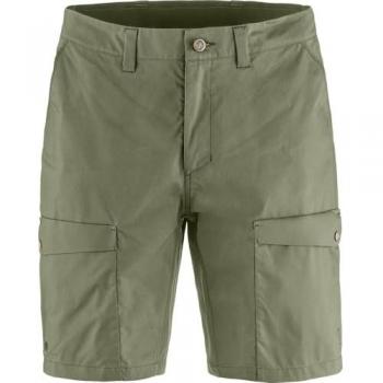 Fjällräven Abisko Hybrid Trail Shorts Olive Green Size 46 for Men
