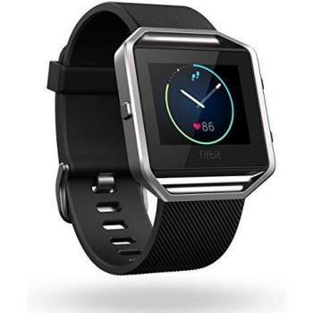 Fitbit Blaze Smart Watch with GPS and Heart Rate Monitor - Silver/Black (Small)