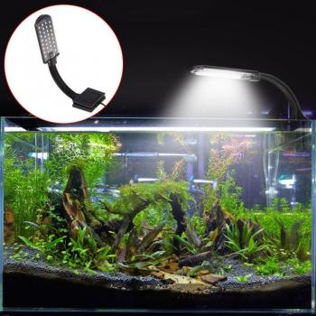 Wasserdichte LED Aquariumlampe mit Clip für Pflanzen- und Graswachstum