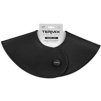 Capa de Corte Magnética Grande Termix Preta - Acessório Profissional para Cabeleireiros e Barbeiros