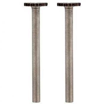 Dremel 199 Lot de 2 Fraises en Acier, Forme Disque, Ø 9.5mm pour Sculpter et Graver le Bois ou le Plastique avec les Outils Multi-usages