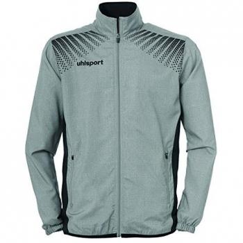 Veste de présentation Uhlsport Goal, Veste Goal Uhlsport, uhlsport 100516105 Veste Homme, Gris foncé mélange/Noir, S