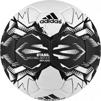 adidas Stabil Replique Balón de Balonmano, Unisex adulto, Blanco / Negro, 2