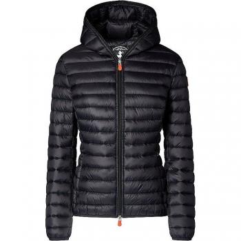SAVE THE DUCK Lightweight Quilted Jacket Daisy Black Women's Size 38