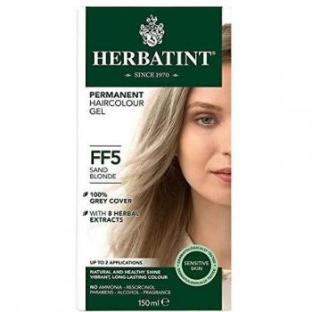 Gel de Tinta Permanente para Cabelo Biondo Sabbia FF5 150ml - Herbatint
