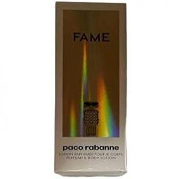 Paco Rabanne Fame Body Lotion 200ml - Loção Corporal Perfumada, hidratação intensa, fragrância floral e frutal, embalagem de 200ml