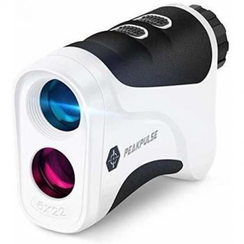 PeakPulse 6pro Rangefinder Golf 656 Yards Rangefinder with Slope Compensation On/Off, Flag-Lock, 6X Magnification,Vibration,Distance Measurement,The Most Suitable Gift for golfers