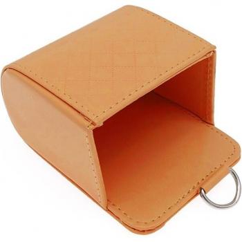 Organisateur de voiture en cuir PU avec support pour téléphone, lunettes de soleil et cartes