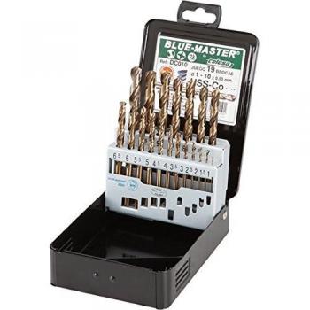 Celesa - Estuche metalico/a 19 brocas rectificada hss-co 5%