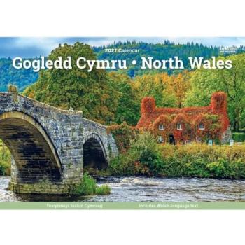 North Wales A5 2027 Full-Color Wall Calendar