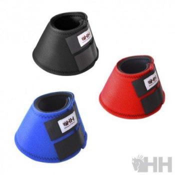 Campanas de Neopreno Hispano Hípica - Protección para Jinete Amazona (Par) Color: Azul Talla: Grande