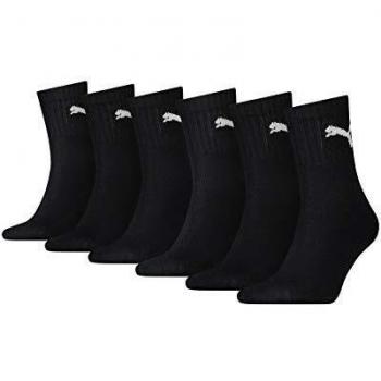 Puma Short Crew Socks 3-Pack - Unisex, Black
