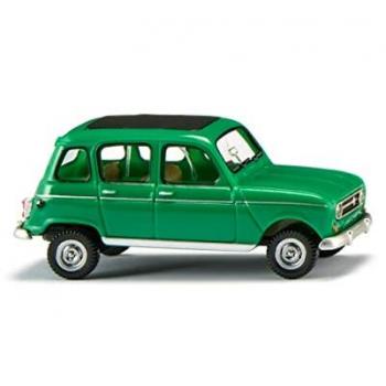 Wiking H0 Modellauto Renault R4 mit Faltdach grün