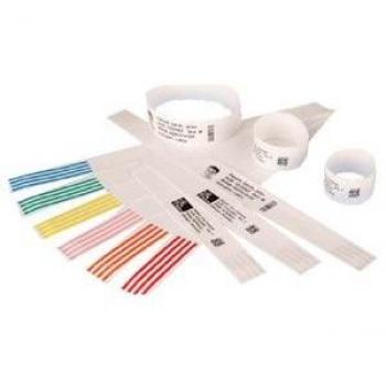 Zebra Z-BAND Direct Kinder Polsbandjes 25x278mm Wit Rollen
