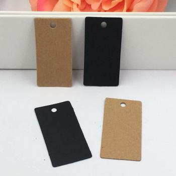 Étiquettes de prix en papier vierge 4x2 cm - 200 pièces pour vêtements, bijoux et savons