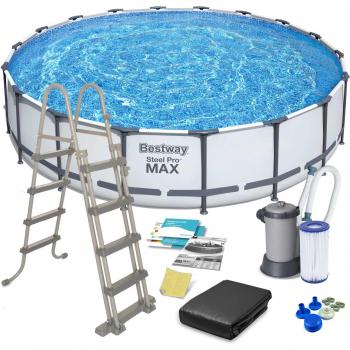 Piscina fuoriterra Bestway Steel Pro Frame 549 x 122 cm con pompa inclusa