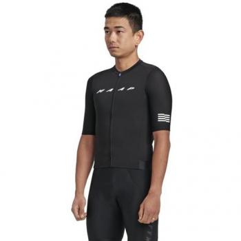 Camisola de Ciclismo MAAP Evade Pro Base 2.0 Manga Curta Preto Intenso - Tamanho M