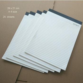 A4 Leather Zipped Document Portfolio Organizer with Calculator and Notebook 641F