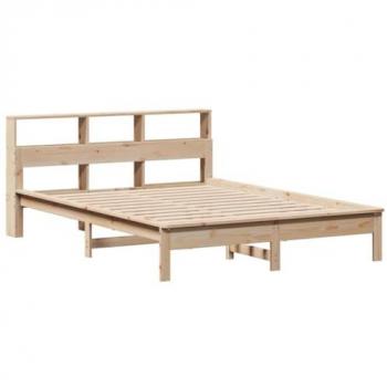 vidaXL Bed Frame without Mattress 140x190 cm Solid Wood Pine
