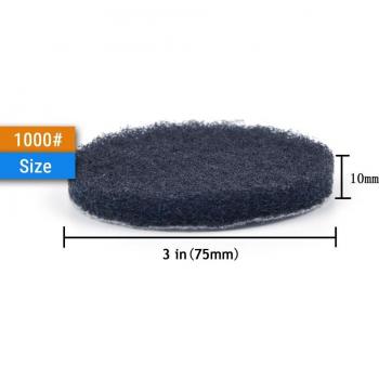 Heavy Duty Nylon Scouring Pads 15Pcs 3 Inch Industrial Cleaning and Polishing Set