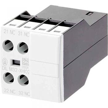 Eaton DILM32-XHI02 Auxiliary Contact Block 0 NO/2 NC, Pluggable, 4 A